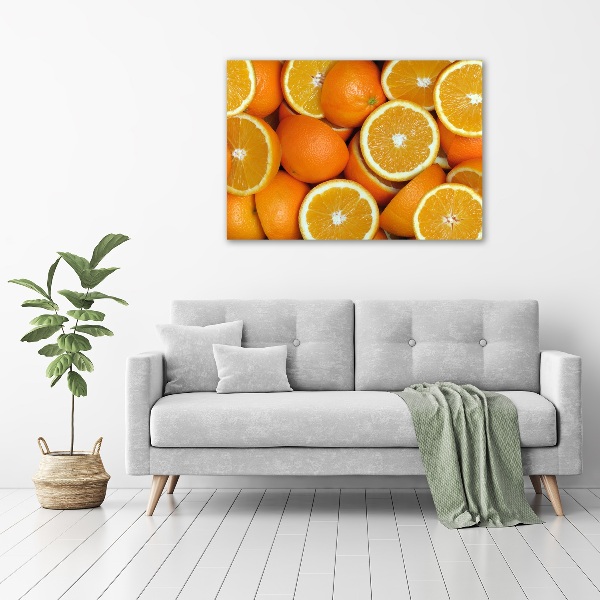 Acrylic wall art Half of Orange