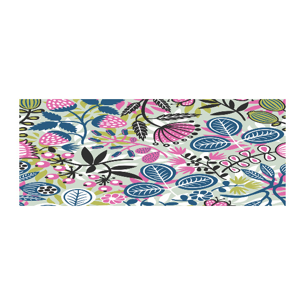 Print on acrylic Floral pattern