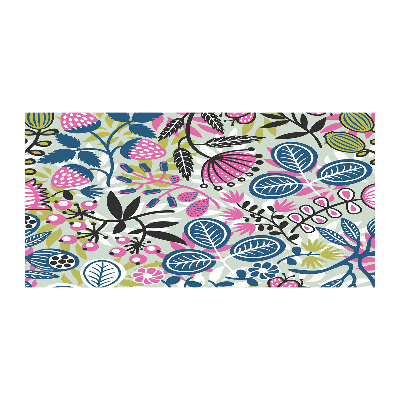 Print on acrylic Floral pattern