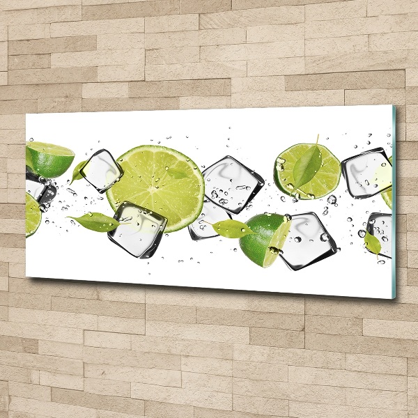 Acrylic print Ice lime