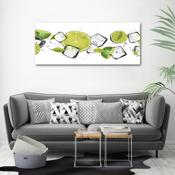 Acrylic print Ice lime