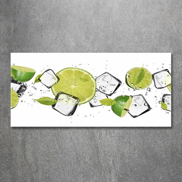 Acrylic print Ice lime