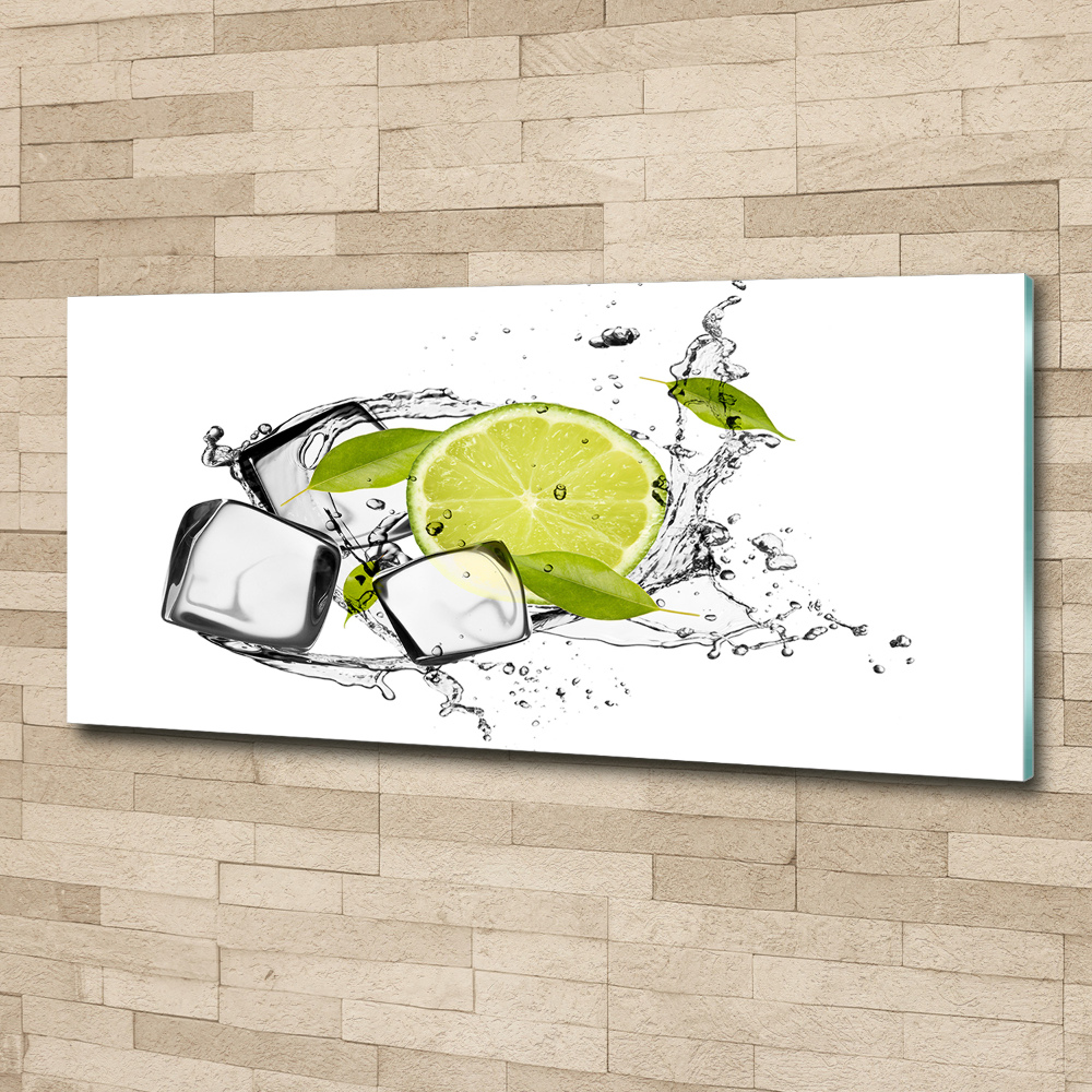 Wall art acrylic Ice lime