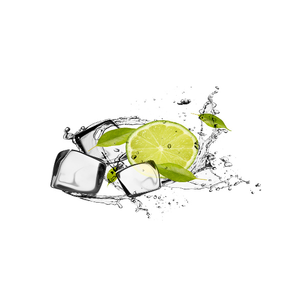 Wall art acrylic Ice lime