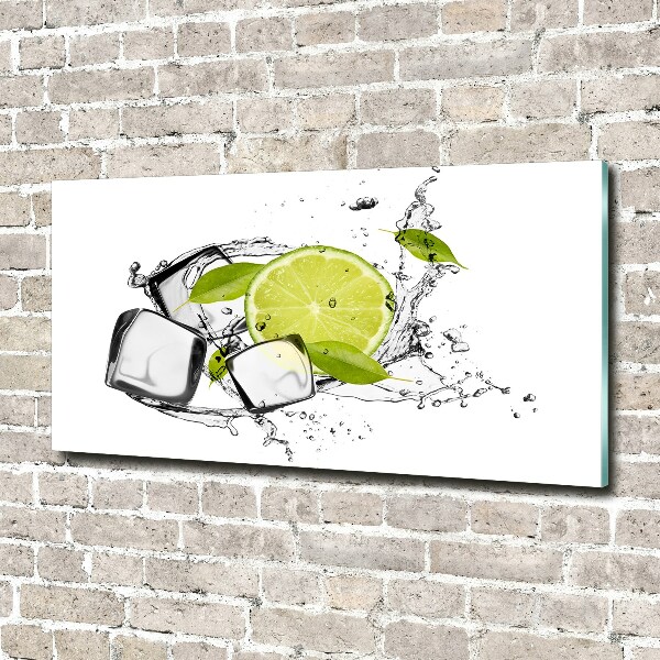 Wall art acrylic Ice lime