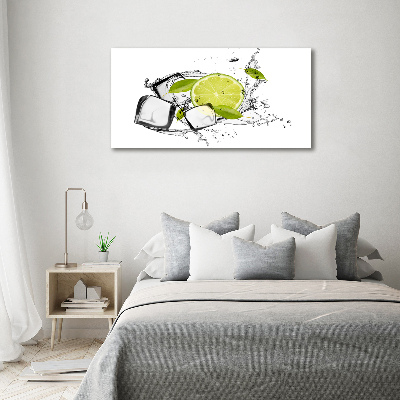 Wall art acrylic Ice lime