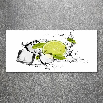 Wall art acrylic Ice lime