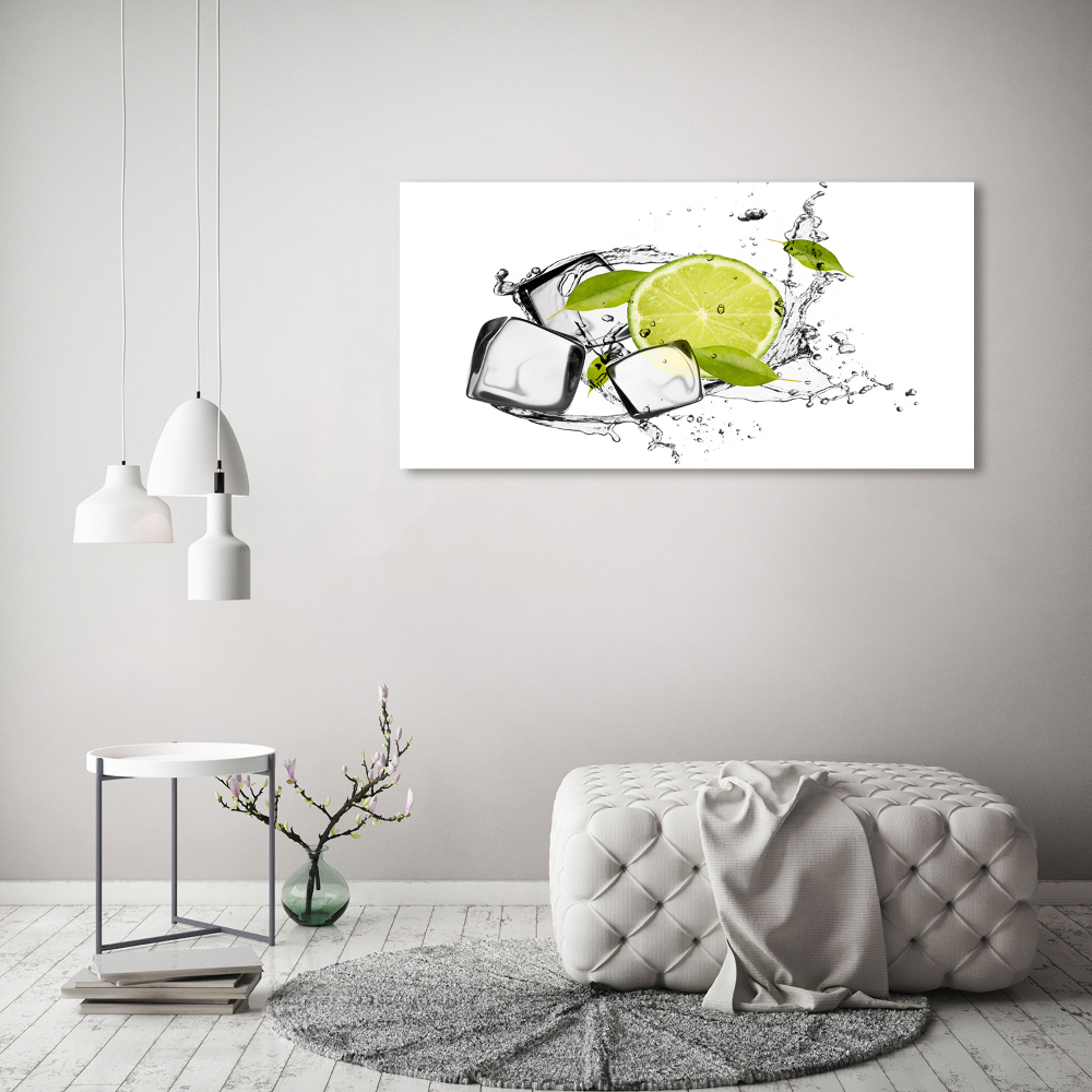 Wall art acrylic Ice lime