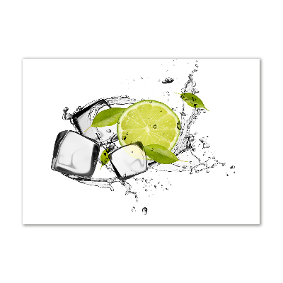 Wall art acrylic Ice lime