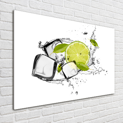 Wall art acrylic Ice lime