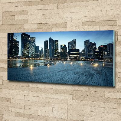 Acrylic wall art Singapore at night