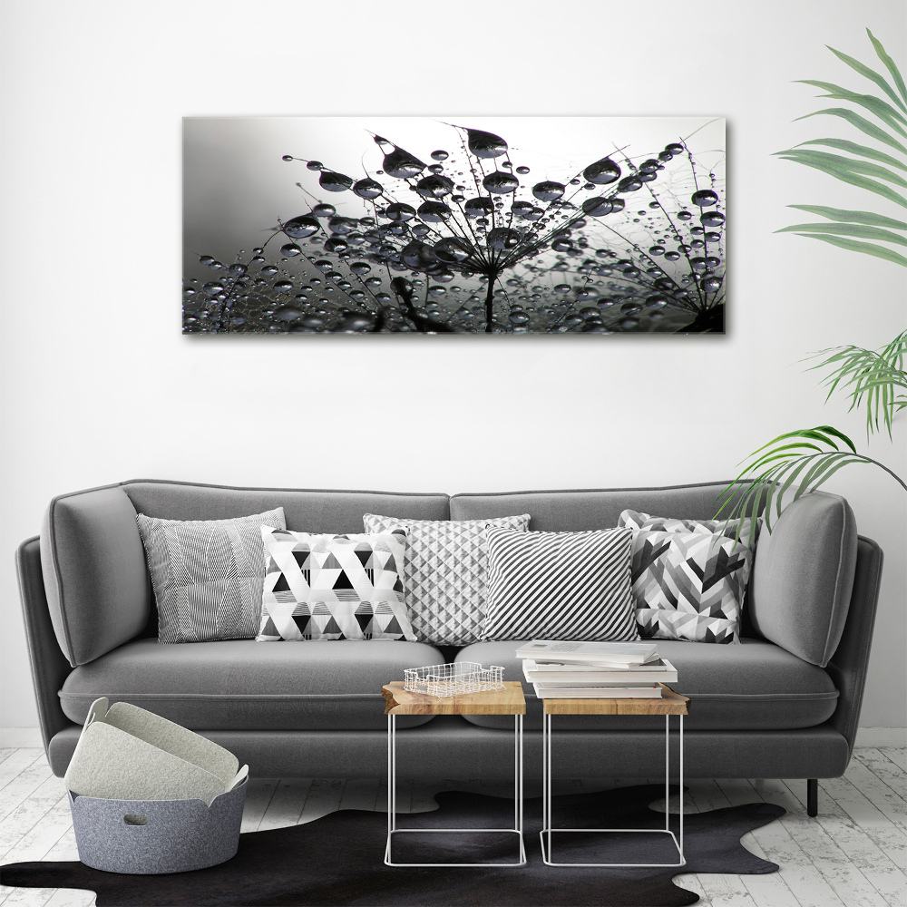 Wall art acrylic Dandelion seeds