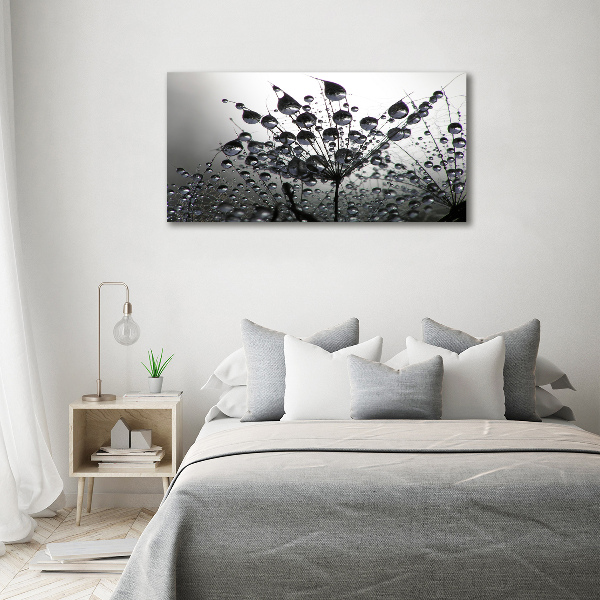 Wall art acrylic Dandelion seeds