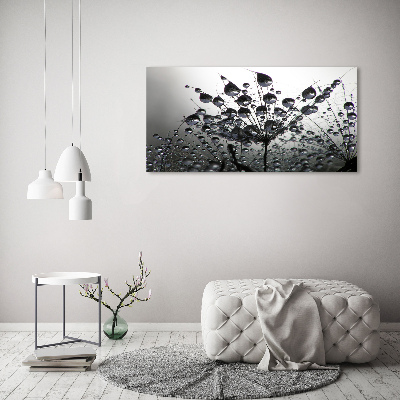 Wall art acrylic Dandelion seeds