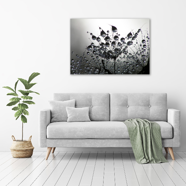 Wall art acrylic Dandelion seeds