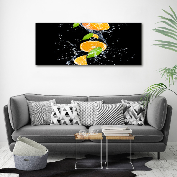 Wall art acrylic Oranges and water