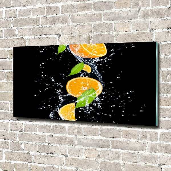 Wall art acrylic Oranges and water