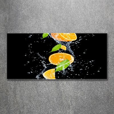 Wall art acrylic Oranges and water