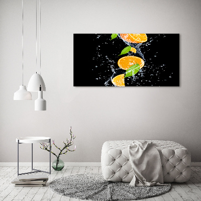 Wall art acrylic Oranges and water