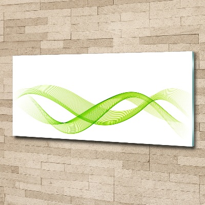 Wall art acrylic Colorful waves