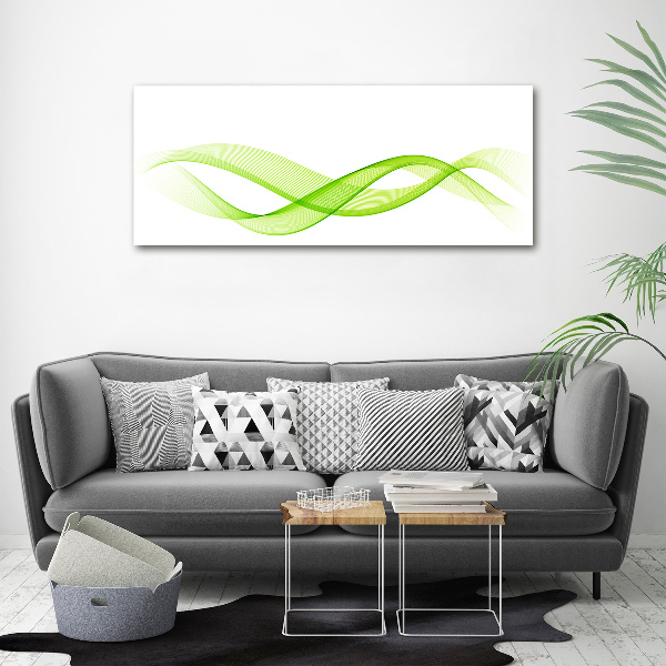 Wall art acrylic Colorful waves