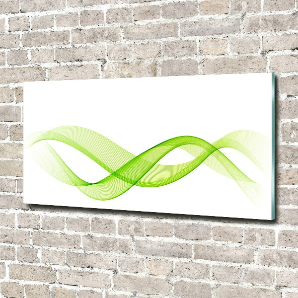 Wall art acrylic Colorful waves