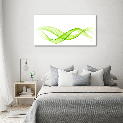 Wall art acrylic Colorful waves