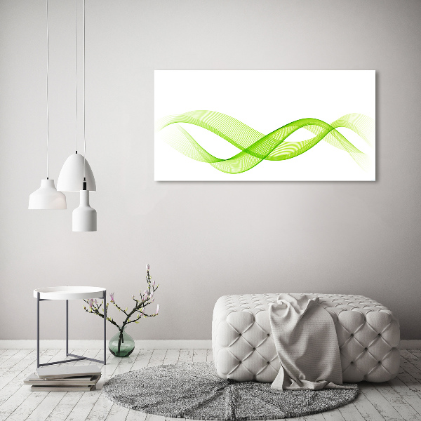 Wall art acrylic Colorful waves