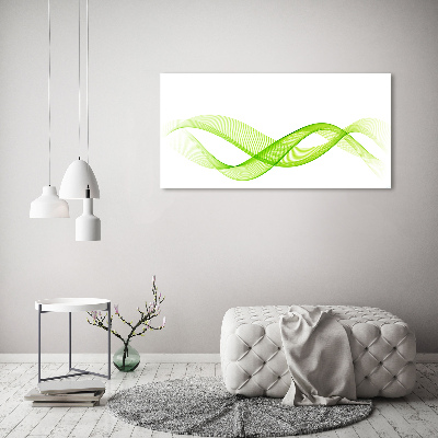 Wall art acrylic Colorful waves