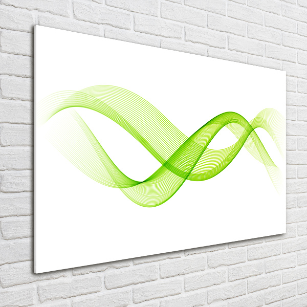 Wall art acrylic Colorful waves