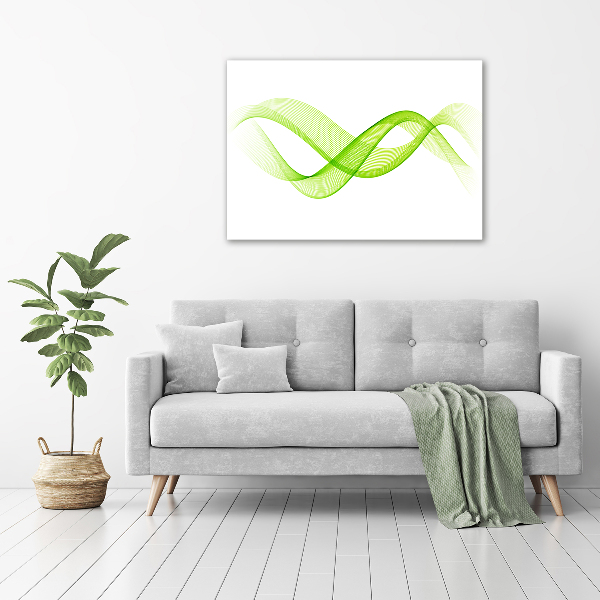 Wall art acrylic Colorful waves