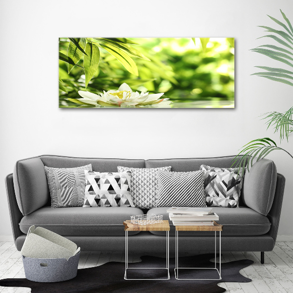 Acrylic wall art water lily