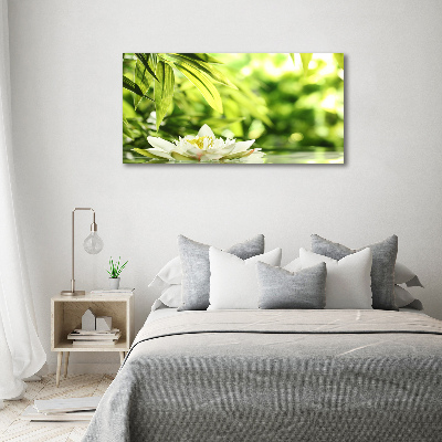 Acrylic wall art water lily