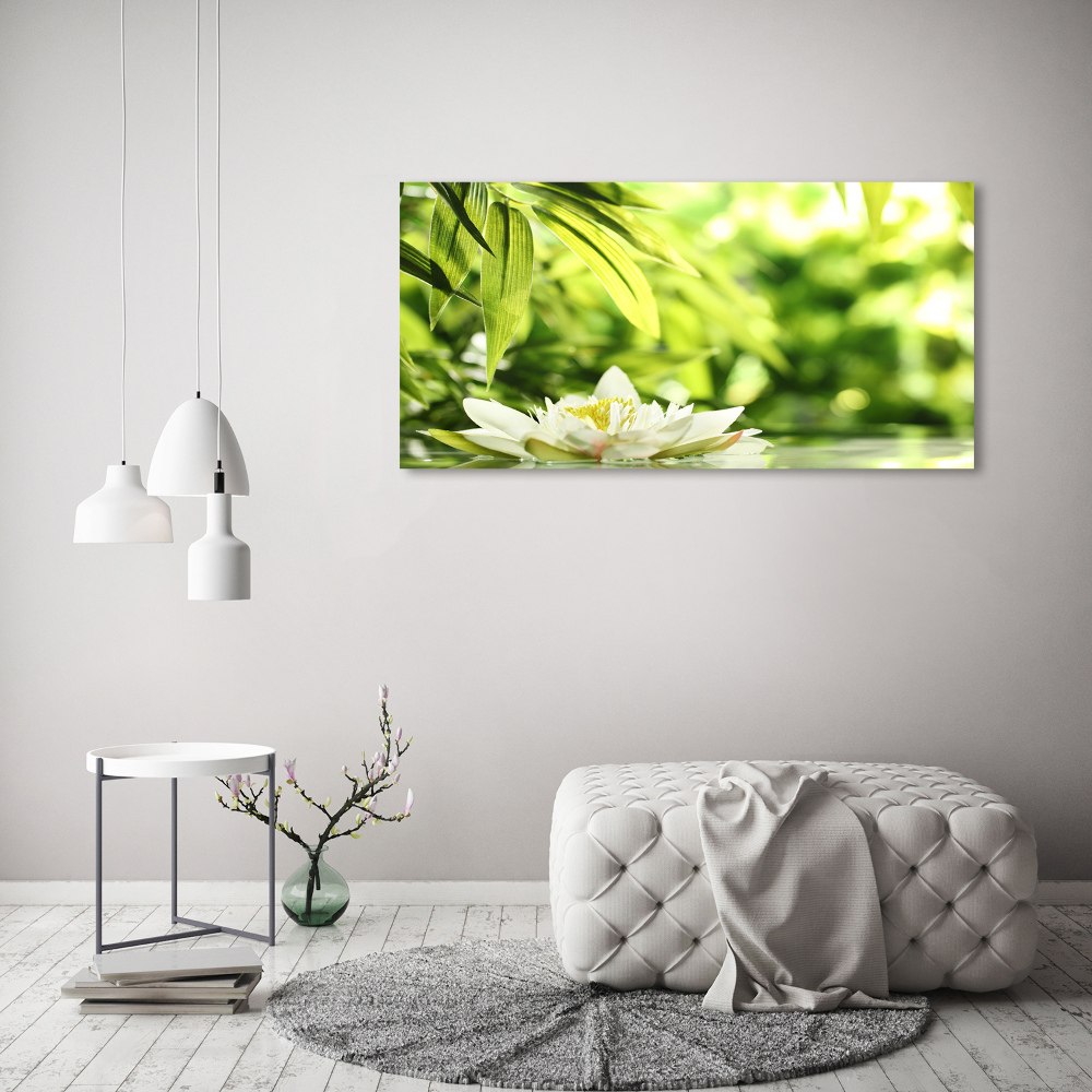 Acrylic wall art water lily