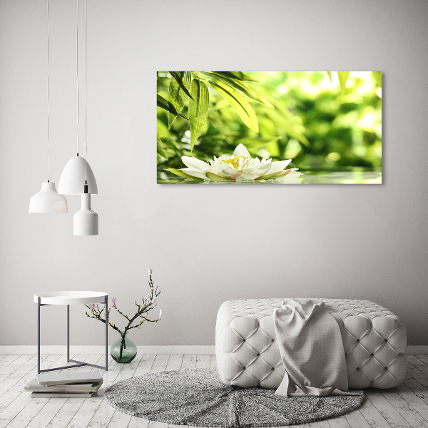 Acrylic wall art water lily