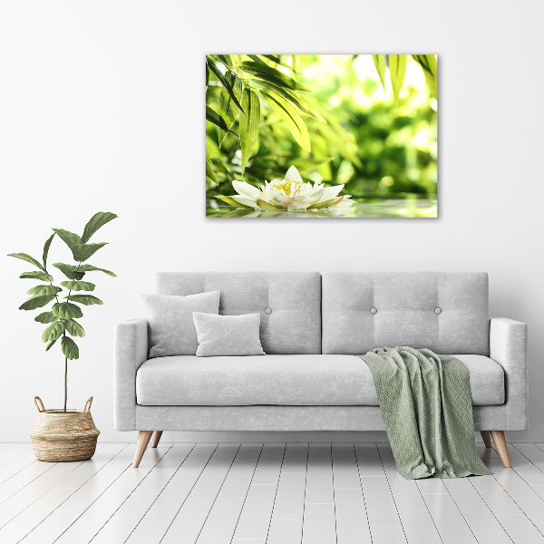 Acrylic wall art water lily