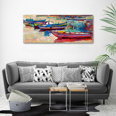 Print on acrylic Colorful boats