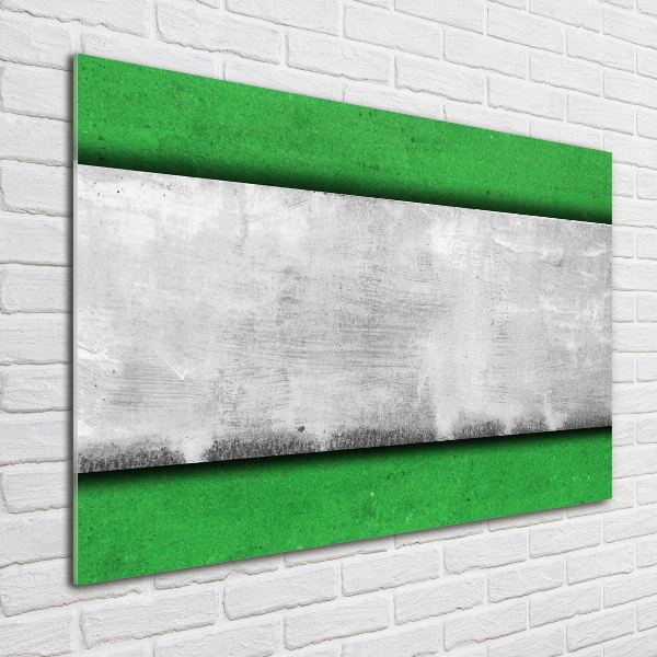 Wall art acrylic Green wall