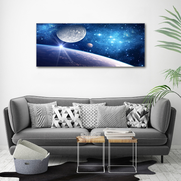 Glass acrylic wall art Moon