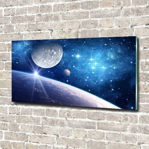 Glass acrylic wall art Moon