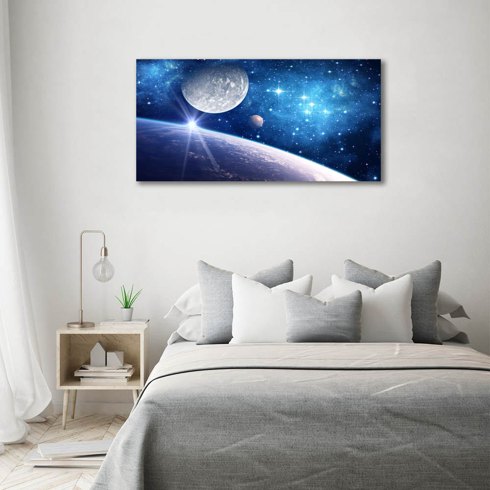 Glass acrylic wall art Moon