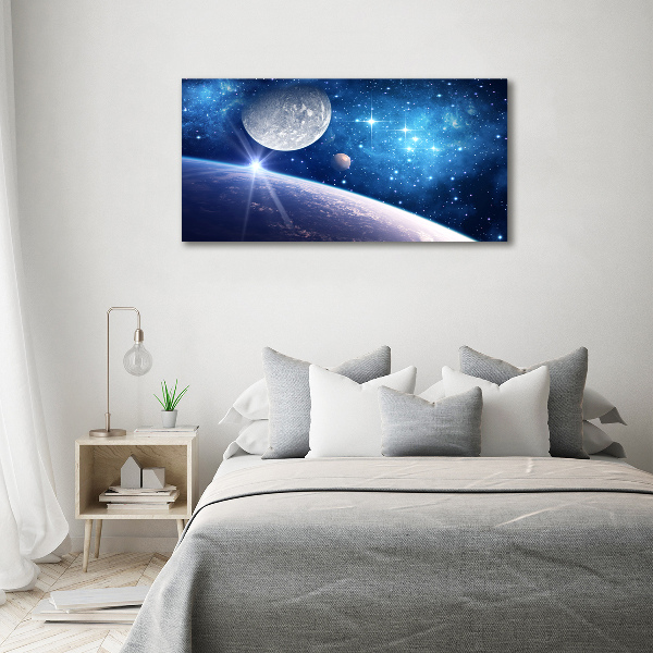 Glass acrylic wall art Moon