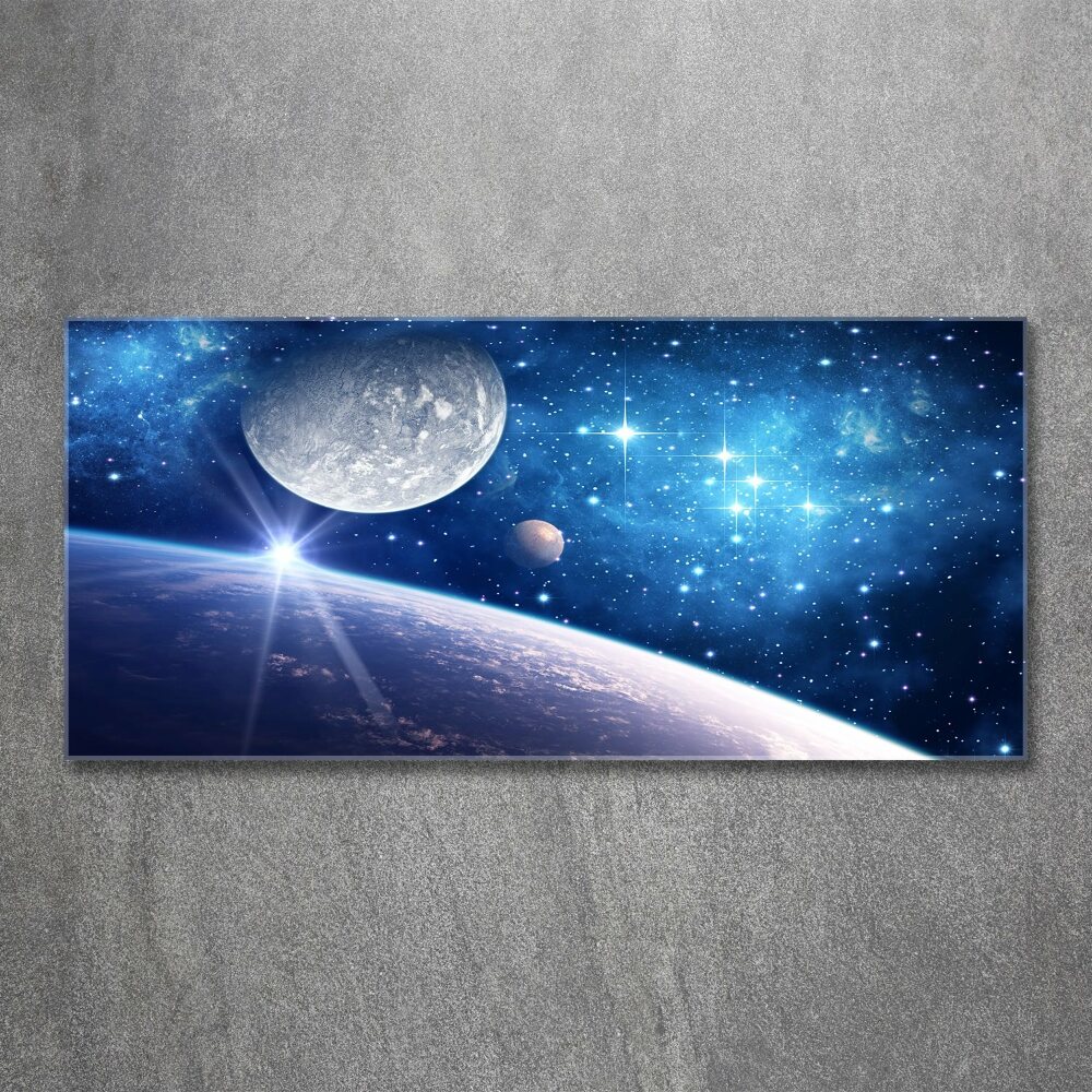 Glass acrylic wall art Moon