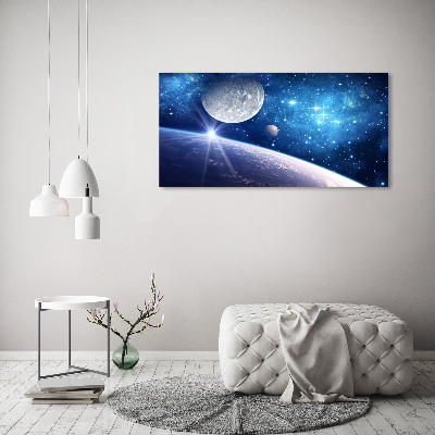 Glass acrylic wall art Moon