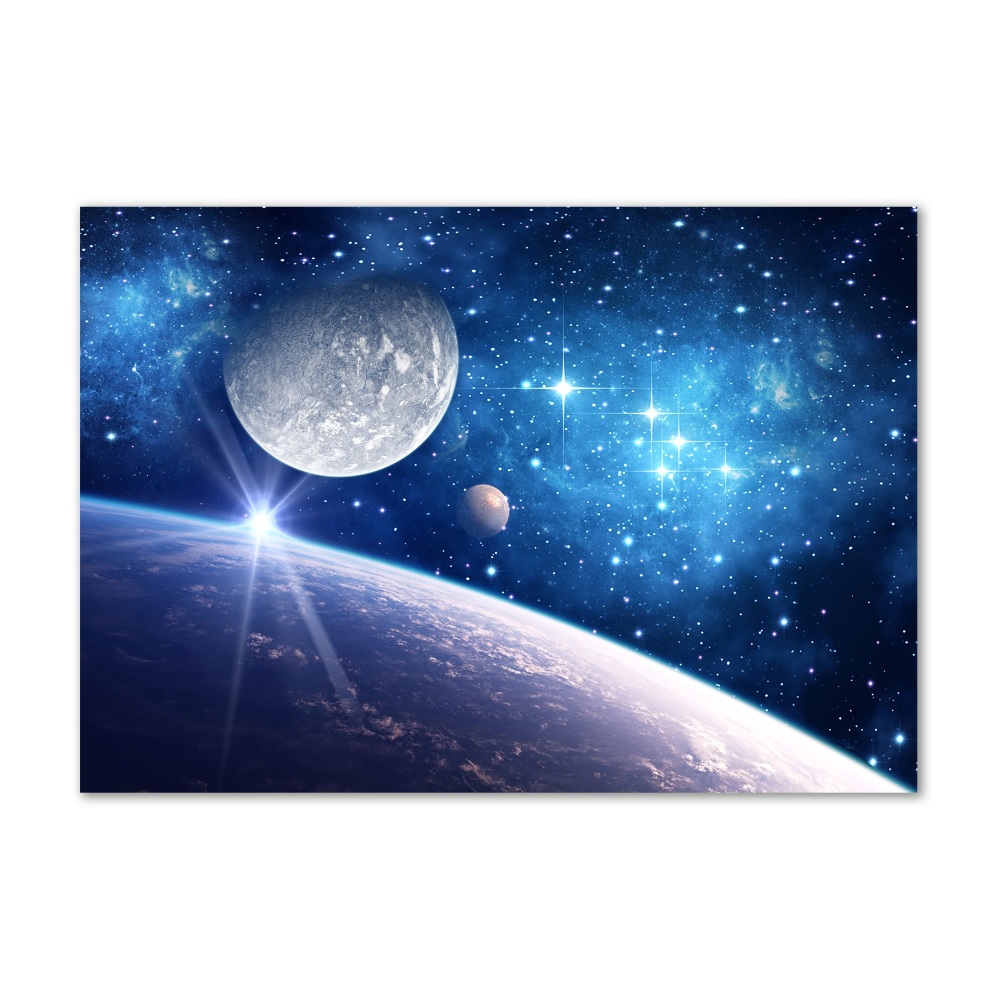 Glass acrylic wall art Moon