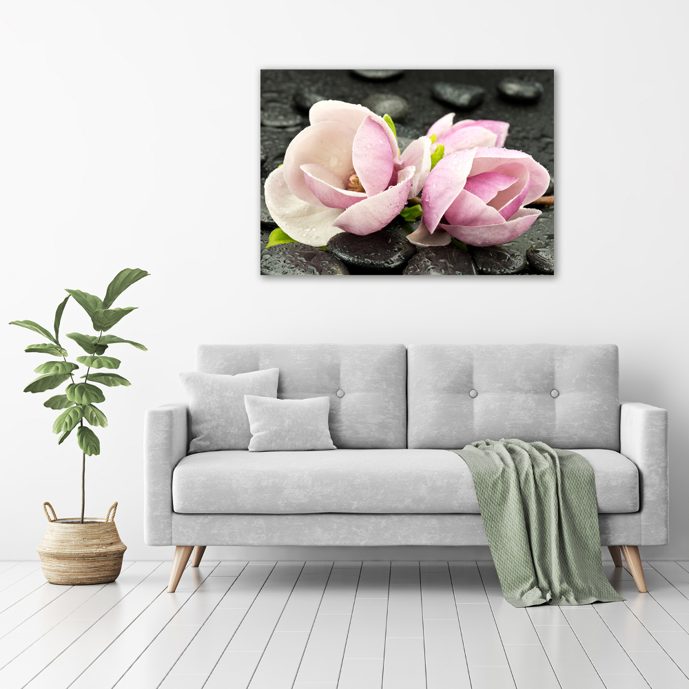 Print on acrylic Magnolia stone zen