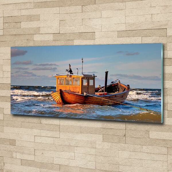 Print on acrylic Fishing boat