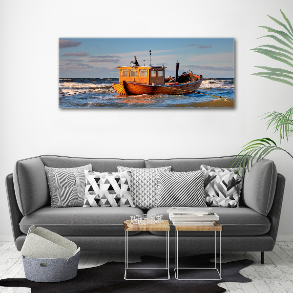 Print on acrylic Fishing boat