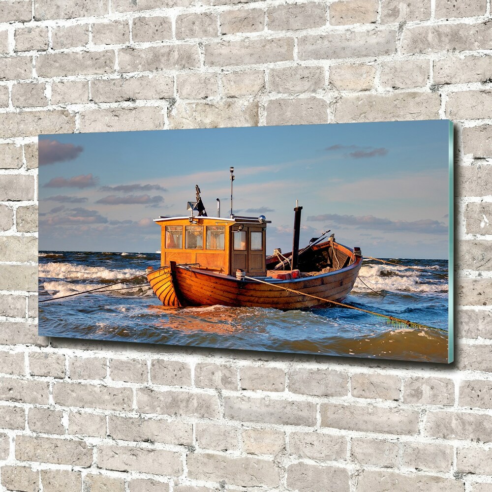 Print on acrylic Fishing boat