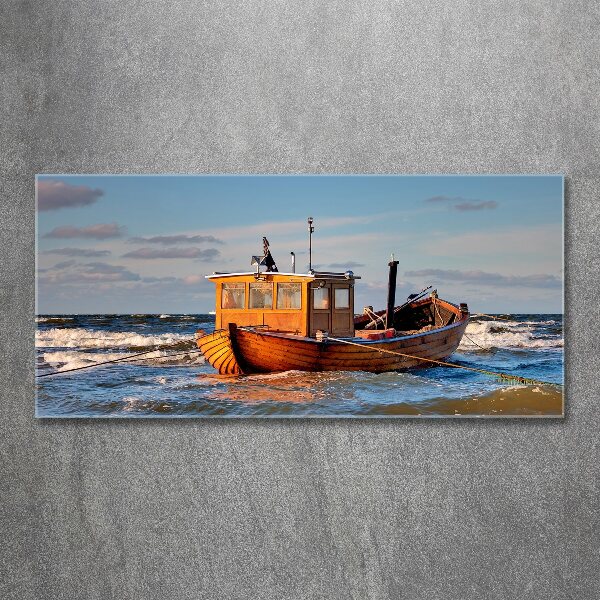 Print on acrylic Fishing boat